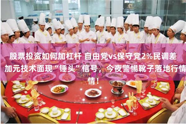 股票投资如何加杠杆 自由党vs保守党2%民调差！加元技术面现“锤头”信号，今夜警惕靴子落地行情！