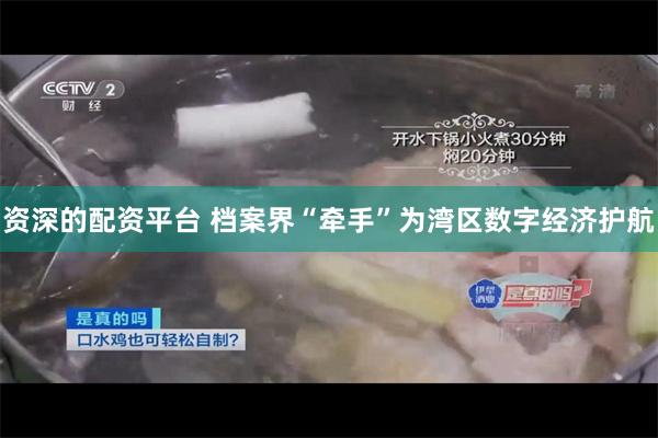 资深的配资平台 档案界“牵手”为湾区数字经济护航