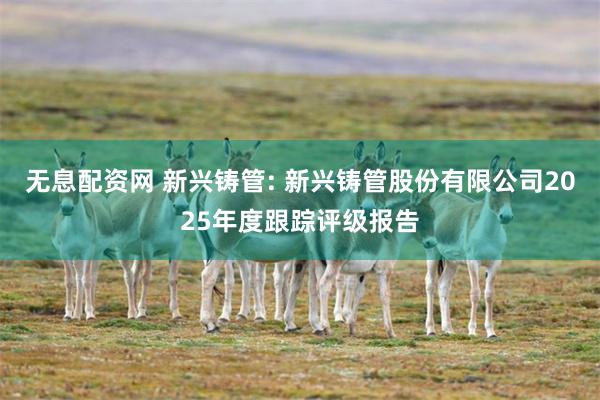 无息配资网 新兴铸管: 新兴铸管股份有限公司2025年度跟踪评级报告