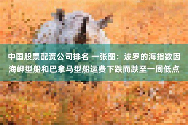 中国股票配资公司排名 一张图：波罗的海指数因海岬型船和巴拿马型船运费下跌而跌至一周低点