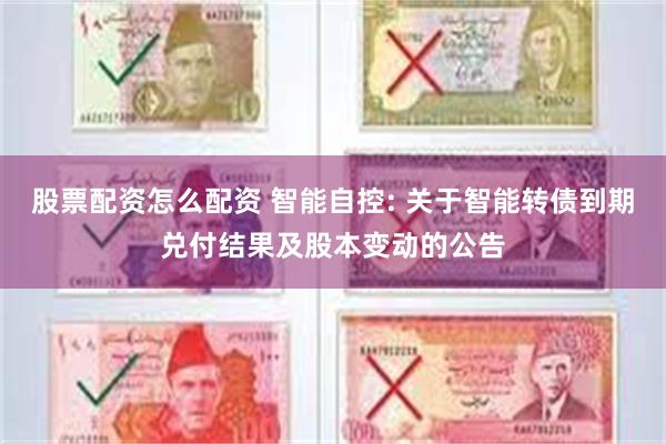 股票配资怎么配资 智能自控: 关于智能转债到期兑付结果及股本变动的公告